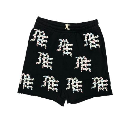 Mixed Emotion Black “ME” Logo Shorts