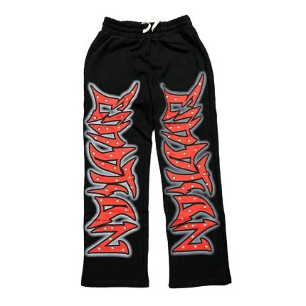 Mixed Emotion Brand Black Graffiti Sweatpant