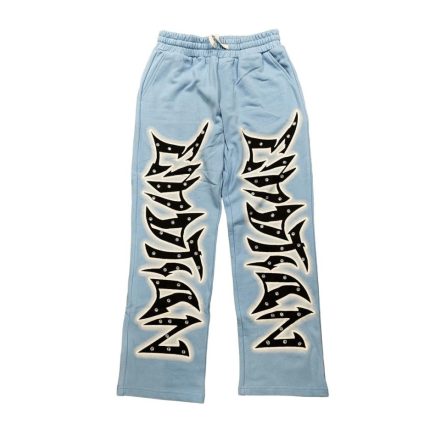 Mixed Emotion Brand Blue Graffiti Sweatpant