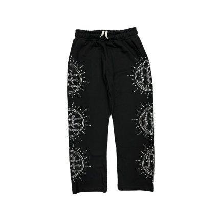 Mixed Emotion ‘Eclipse’ Black Rhinestone Sweatpant